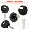 14707 Heavy Equipment Ignition Key,Ignition Keys for Hamm Bomag Volvo Bobcat Caterpillar JCB New Holland Dynapac Terex Skytrak 14707 5755124 8035807 8U-9569 14603(10 packs)