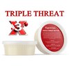 Triple Threat Body Butter 8 oz. - Blend of Shea, Mango & Coconut Oil - 100% Pure Natural Raw Unrefined Moisturizer For Dry Skin, Face And Hair. Great For Lip Balm and Soap Making