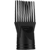 Black Hair Dryer Diffuser Professional Universal Hairdressing Blow Cover Comb Attachment Nozzle Straightening Detangling Professional Processed Blow Dryer Comb Attachment Hair Dryers and Accessories