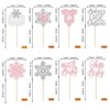 24 Pack Baby it's Cold Outside Cupcake Toppers Glitter It's a Baby Snowflake Cupcake Picks Oh Baby Baby Shower Feet Winter Forzen Kids Birthday Cupcake Decorations Party Supplies Pink