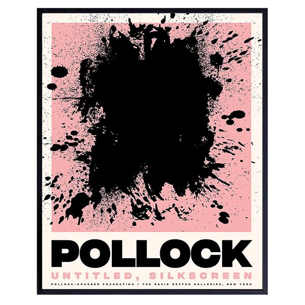Jackson Pollack Wall Art & Decor - Gallery Wall Art - Modern Wall Art - Contemporary Wall Art - Museum Poster Picture Print - Living Room, Bedroom - Women, Men, Housewarming Gift