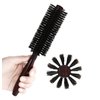PERFEHAIR Round Boar Bristle Hair Brush-1.8 Inch, Blow Drying & Styling Soft Natural Boars Wooden Hairbrush for Women & Men's Short Fine Hair, Beard