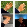 ZAKVOOR 16 Pcs Tiny Finger Hands Mini Realistic Little Small Hands Puppets for Show Gag Performance Party Favors, 8 Left & 8 Right