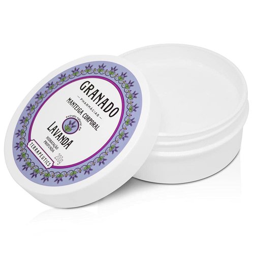 Granado - Linha Terrapeutics - Manteiga Corporal Hidratacao Profunda Lavanda 200 Gr - (Terrapeutics Collection - Lavender Deep Moiturizing Body Butter Net 7.05 Oz)
