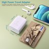 USB C Charger Block, 2-Pack 25W USB C Wall Charger Power Adapter PD Super Fast Charging for iPhone iPhone 16/16 Plus/16 Pro/16 Pro max/15/14/13/12/iPad/Mini/AirPod