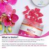 Everyday Hair Growth Optimizer - Vegan Biotin Gummies (90ct) Tasty Biotin Supplement for Women & Mens Thicker Hair - Nail Growth & Strengthener for Brittle Breaking Nails & Skin Health, Gluten-Free