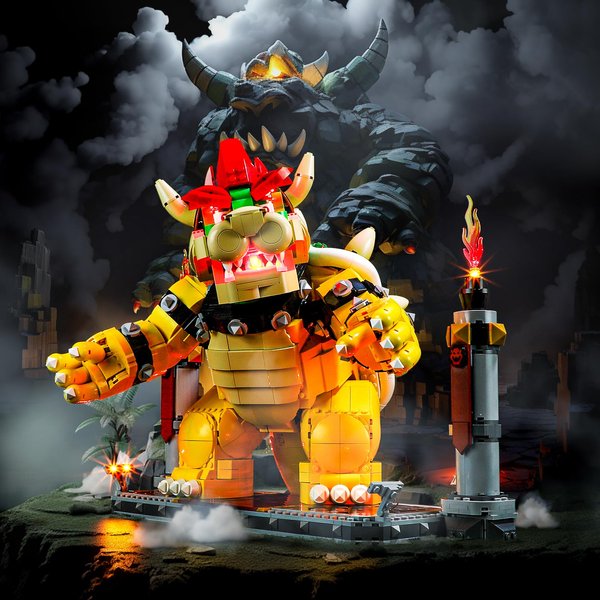 YEABRICKS LED Light for Lego-71411 Super Mario The Mighty Bowse Building Blocks Model (Lego Set NOT Included)