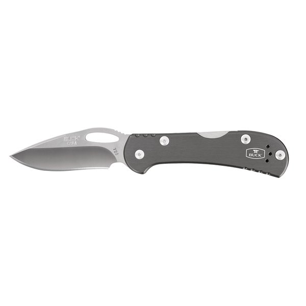 Buck Knives 726 Mini Spitfire Folding Lock Back Pocket Knife with Removable/Reversible Stainless Steel Pocket Clip, 2-3/4" 420HC Blade, EDC