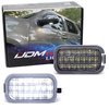 iJDMTOY White 18-SMD Full LED Under Side Mirror Puddle Lights Compatible With 2007-2014 Chevrolet Avalanche Silverado Suburban/Tahoe, GMC Sierra Yukon, Cadillac Escalade, etc