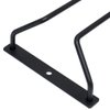 zoohot 7-Inch Black Wine Glass Rack - Under Cabinet Stemware Wine Glass Holder for Bar Kitchen (1 Rows, 3 Pack)
