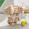 Rolife Build Your Own 3D Wooden Assembly Puzzle Wood Craft Kit Airship Model Gifts for Kids and Adults