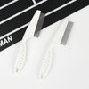 Stainless Steel Fine Tooth Comb Dandruff Comb, Professional Fine Tooth Hair Comb for Kids and Adults