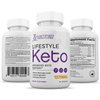 Lifestyle Keto Pills 1275MG New & Improved Formula Contains Apple Cider Vinegar Extra Virgin Olive Oil Powder Green Tea Leaf 60 Capsules