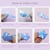 800 Sheets Origami Star Paper Strips, 8 Patterns Decoration Folding Paper for DIY Hand Art Crafts