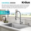 KRAUS Kitchen Soap and Lotion Dispenser in Spot Free Stainless Steel, KSD-54SFS