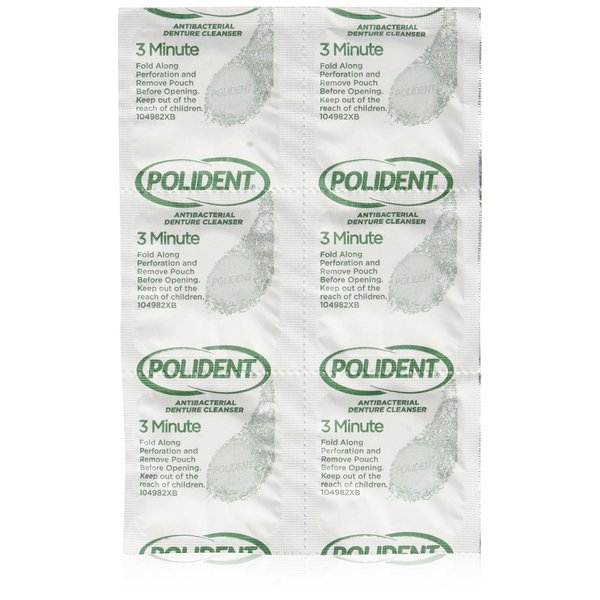 Polident Triple Mint Fresh Paste for Denture Cleaning, 3.9 ounces