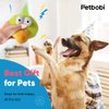 Petbobi Interactive Dog Toys, Upgrade Plush Monster Dog Toy Squeaky Crazy Bouncer Ball USB Rechargeable for Small and Medium Puppy to Self Play, Birds Bobby