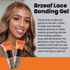 Brzeaf Lace Bonding Gel, Bold Hold Lace Gelly, Extreme Hold & New Brush Head Design, Bold Hold Lace Glue, Non-Greasy, Lace Glue & Wig Glue, Wonder Bond Holding Gel, for Women & Men