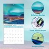 2024-2025 Wall Calendar - Nothern lights Calendar 2024-2025, July 2024 - December 2025, 12" x 24" (Open), 18 Month Wall Calendar with Hanging Holes