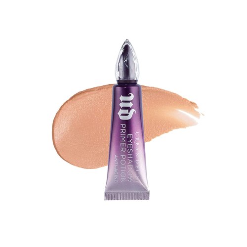Urban Decay Anti-Aging Eyeshadow Primer Potion - Travel Size Hydrating Eye Primer - Reduces the Appearance of Fine Lines - Great for Mature Crepey Eyelids - Lasts All Day - 0.16 fl oz