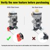 Butom 150BT 350BT Carburetor for RedMax EBZ8500 EBZ8000 EBZ8050 Husqvarna 580BTS 580BFS 350BF 180BT 180BF 150BF WYA-44 505183101 521631601 Backpack Blower Leaf Blower Carb with Start Lever
