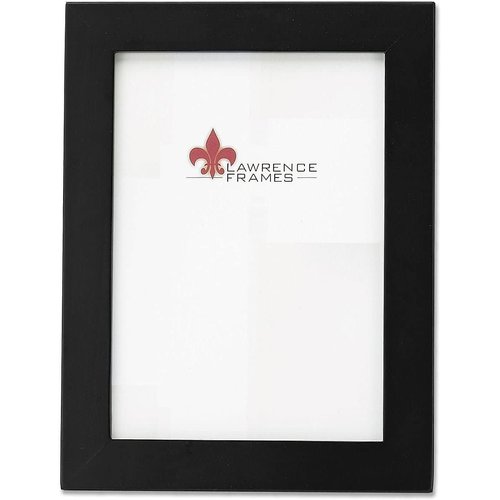 Lawrence Frames 34357 Black Wood Classic 5x7 Picture Frame