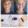 Red White and Blue Face Paint-USA American Flag Patriotic Stripe Fan Face Body Paint,Independence Day Face Painting Kit for Sports Makeup,4th of July 3 Colors Paint Set for Baseball Softball Players