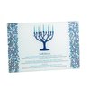 Rite Lite Hanukkah Tempered Glass Drip Tray Tree of Life Design for Menorah - Chanukah Tray Centerpiece Jewish Holiday Party Favor Decorations Gifts Judaica Decor Festival of Lights