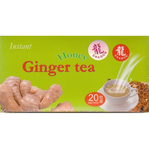 Dragon Instant Honey Ginger Tea, 0.63 oz., 20 Bag