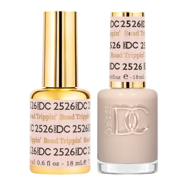 DND Gel Polish Set - 1 each of Gel Polish and Nail Polish, 2526 Road Trippin’, 0.5 Fl Oz