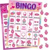 Pink Party Bingo Game 24 Players Girls Party Game Birthday