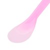 100pcs Cosmetic Apply Spatula - Disposable Facial Mask Spatulas Makeup Face Mud Mask Mixing Spoon Pink Translucency Mask Applicator Stick Tattoo Repair Cream Wipe Scraper