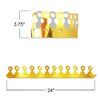 ArtCreativity Gold Foil Birthday Party Crowns for Kids, Bulk Pack of 24, Golden Paper Birthday Hats in 2 Fun Designs, Adjustable and Reusable, Royalty Party Decorations, Crown Party Supplies
