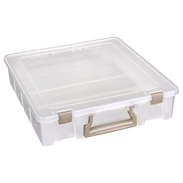ArtBin Super Satchel 1 Compartment Box Clear Craft Organizer Storage Case