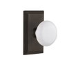 Nostalgic Warehouse Studio Plate & White Porcelain Door Knob
