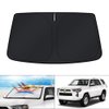 KUST Custom Fit Windshield Sun Shade for Toyota 4Runner 2010-2023 2024 Sunshade Foldable Sun Visor Protector Blocks UV Rays Keep Your Car Cooler
