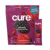 Cure Hydrating Plant Based Electrolyte Mix | FSA & HSA Eligible | Powder for Dehydration Relief | Made with Coconut Water | Non-GMO | No Added Sugar | Vegan | Pouch of 14 Packets - Berry Pomegranate