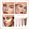 Natural Glow Illuminator Glotion, Hydrating Makeup Highlighter for Face & Body, Liquid Highlighter to Glow, Sheer to Light Buildable Coverage Long Lasting Vegan & Cruelty-Free, Fair
