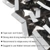Kinky Straight Tape In Extensions Human Hair for Black Women Niawigs Tape In Hair Extensions 100% Human Hair 40pcs Kinky Straight Tape Ins 100G Natural Black 18 Inches