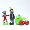 Maikerry 8pcs Plants and Zombies PVC Toys vs Plush, Action Figures Set Toy Great Gifts for Kids and Fans,Birthday and Party