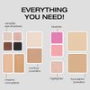 Woosh Beauty, Fold Out Face Original Makeup Palette, Travel, All in One, Neutral Cream & Powder (#2 Medium Light)