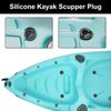 AMURS 12 Pieces Kayak Scupper Plug Kit Scupper Plugs Drain Holes Stopper with Silicone Handle Universal Kayak Plugs for sit on top of Kayak Canoe Boat
