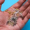 WOKOTO 50Pcs Small Snake Nail Charms For Acrylic Nails Gold Silver Black Rose Gold 3d Snakes For Nails Metal Nail Art Charms For Women Nail Art 3d Jewelrys Nail Snakes Charms Studs Nail Accessory