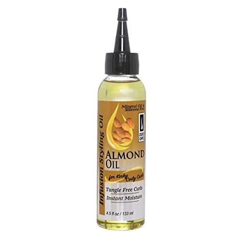 Doo Gro Infusion Styling Oil Almond Oil For Kinky Coily Curls 4.5Oz (Pack of 6)