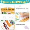 Outus 72 Set Religious Sunday School Crafts Armor of God DIY Craft Kit VBS Christian Crafts for Kids Bible Hanging Ornament Sunday School Paper Craft Sticker for Christmas DIY Activity Preschool