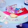 YARIEW Mermaid Birthday Crown and Birthday Princess Sash Mermaid Party Decorations for Girls Birthday Sash for Women Birthday Crown Tiara for Women Mermaid Birthday Party Decorations Gifts