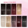 Netoe Ponytail Extension 10" Short Claw Clip in Pony Tails Hair Extensions Clip on Ponytails for Women Messy Bun Hair Piece Synthetic Clip in Hair Extensions for Girls Daily wear(Black & Pink)