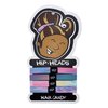 Hip Heads Performance Hair Tie Fashion Bracelets All Hair Types & Ages, Ponytail, Adults, Kids - Sports, Outdoor, Durable, Strong - No Damage - Stylish, Trendy, Patterns - 4 Pack (Hair Candy)