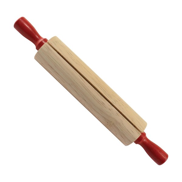CybrTrayd Hardwood Rolling Pin Recipe Card Holder, 8" Long, One size, Wood