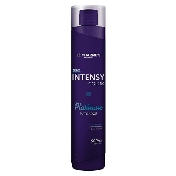 Le Charmes Cosmetics Intensy Color Platinum 500 Ml - Brassiness Control Collection - Demi-Permanent Hair Color for Platinum Hair (1 Count)
